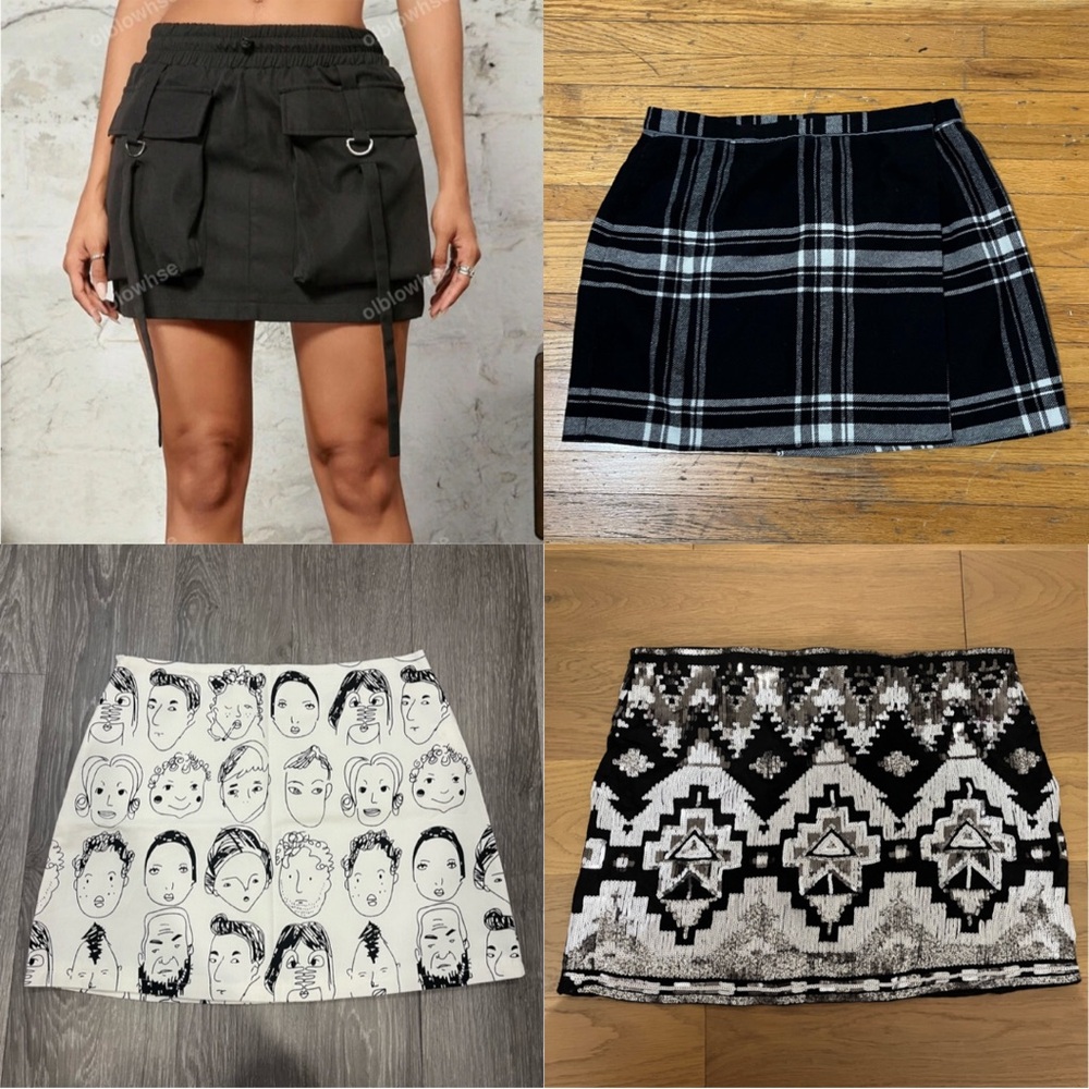 4 mini skirts bundle (large)